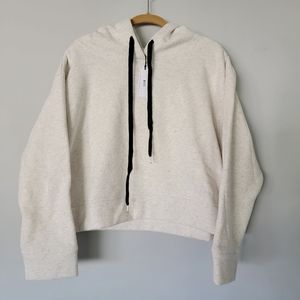 NYTT Munich Cropped Drawstring Hoodie Size S
